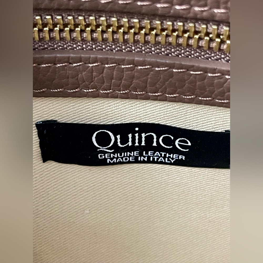 Quince Brown Pebbled Leather Crossbody Bag - Picture 11 of 16